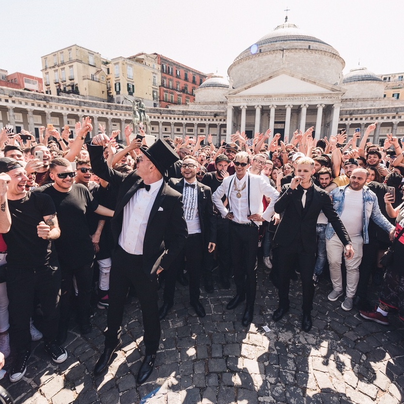 Achille Lauro con Clementino e Rocco Hunt, il video Ammò