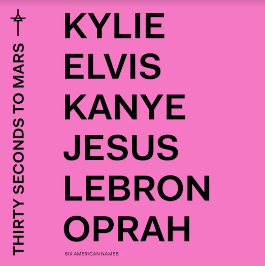 America è il titolo del nuovo album dei Thirty Seconds To Mars