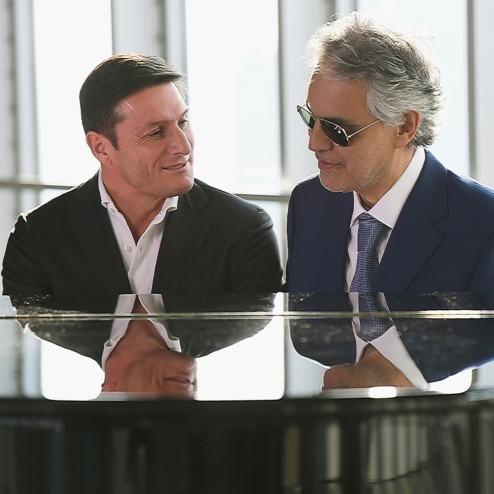Andrea Bocelli e Javier Zanetti: "Insieme per un mondo migliore"