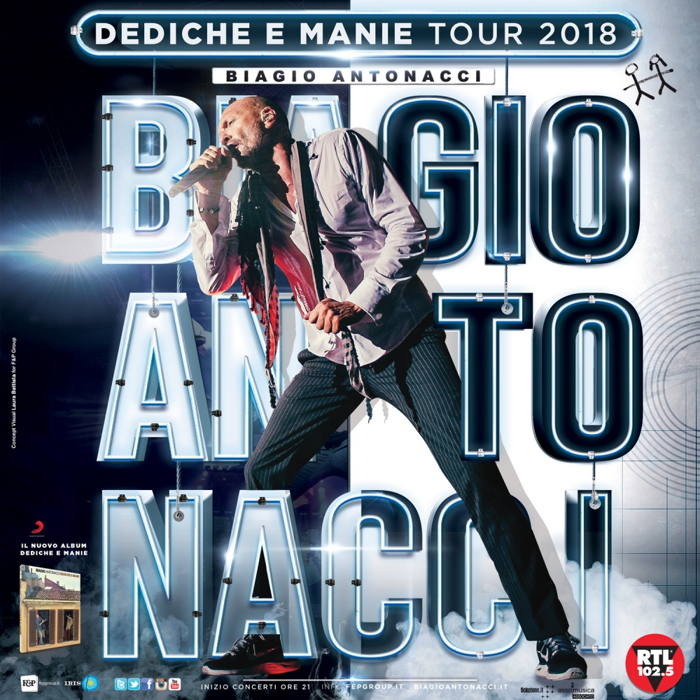 Biagio Antonacci, dopo i sold out un nuovo tour a maggio