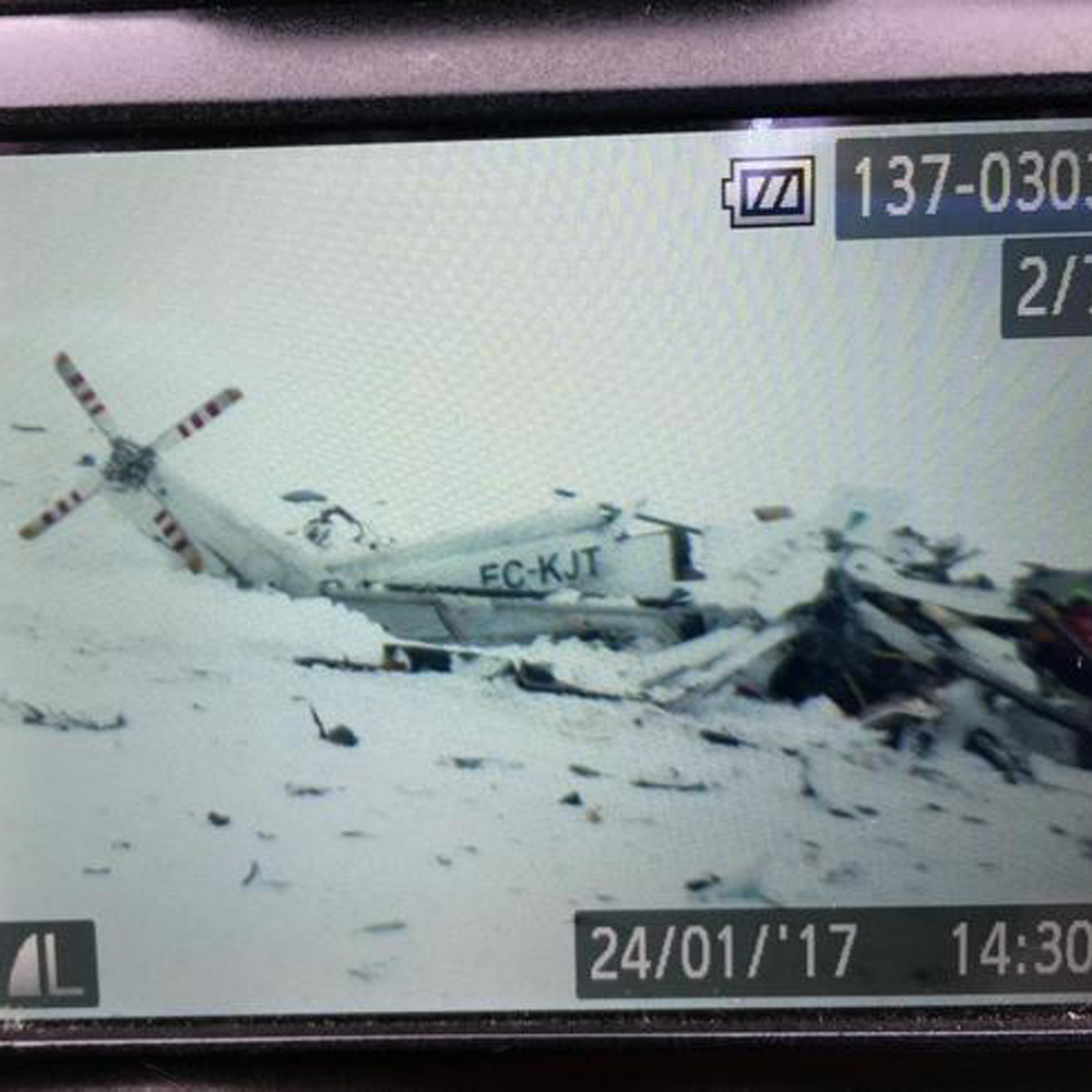 Caduto elicottero 118: morti i 6 passeggeri a bordo