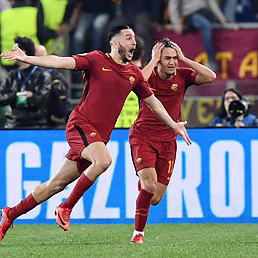 Champions League, una Roma da impazzire