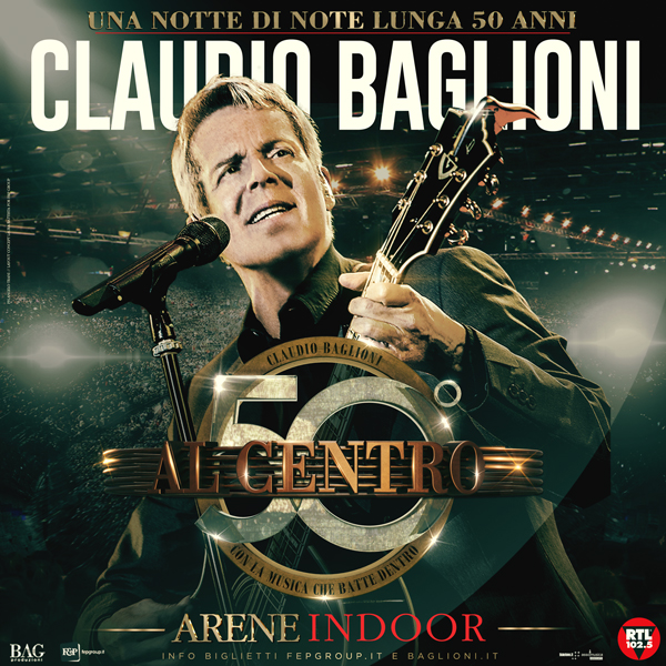 Claudio Baglioni, concerto evento all'Arena di Verona