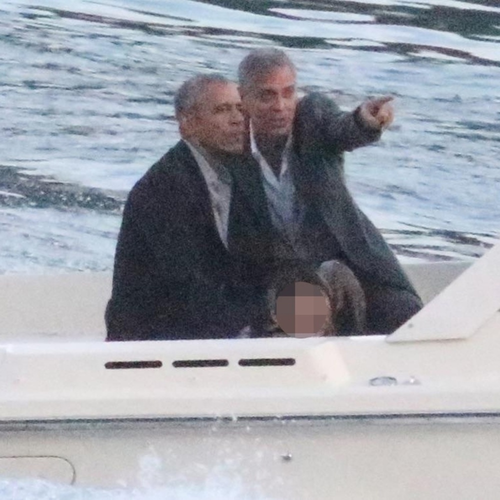 Clooney e Obama fotografati sul lago di Como