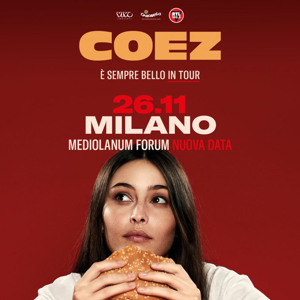 Coez fa sold out al Mediolanum Forum di Milano e raddoppia