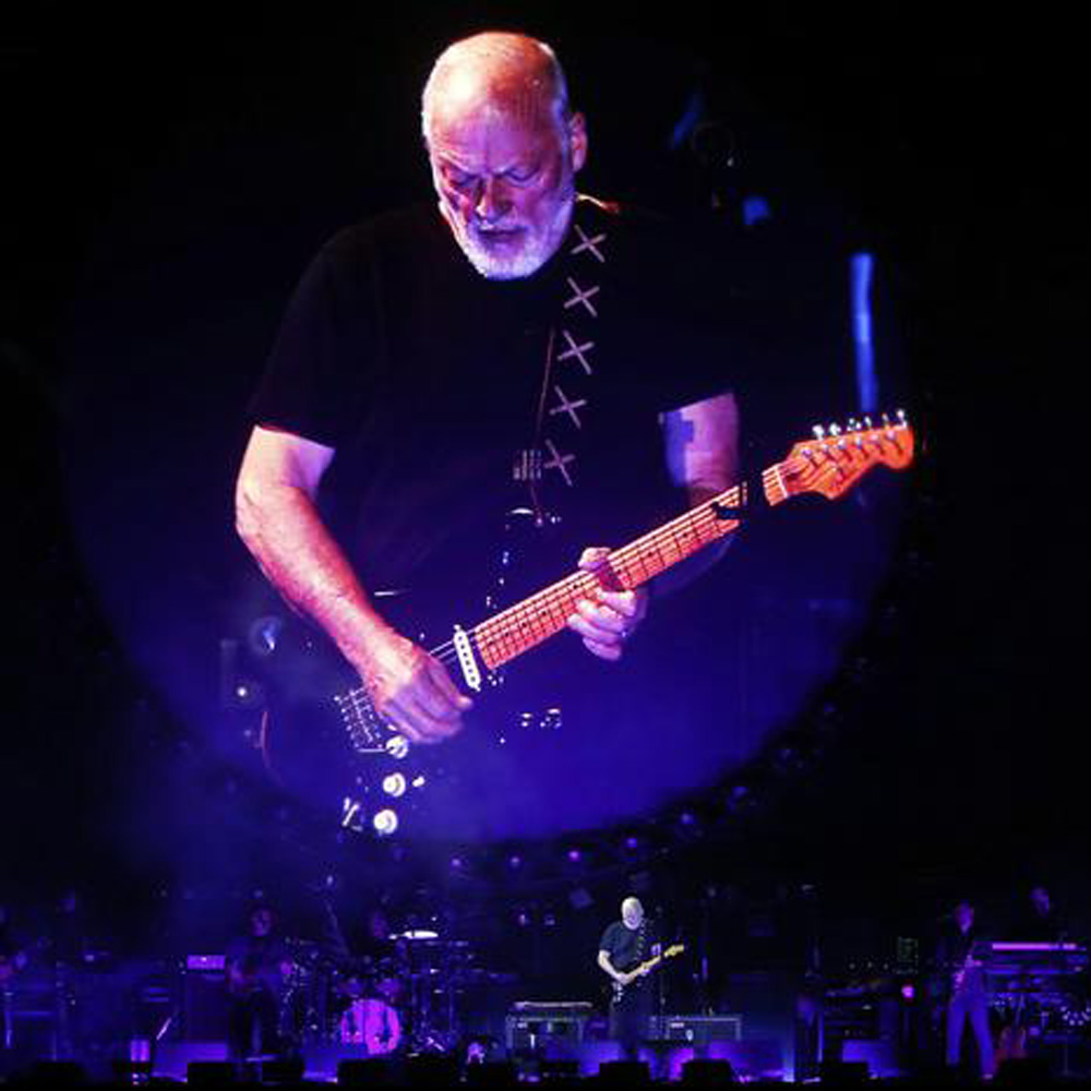 David Gilmour strega Pompei per una notte