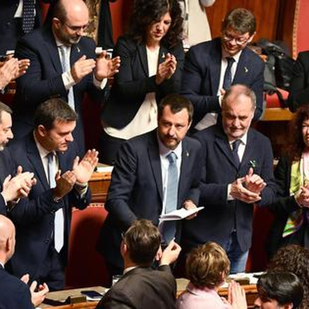 Diciotti, l'aula del senato salva Matteo Salvini