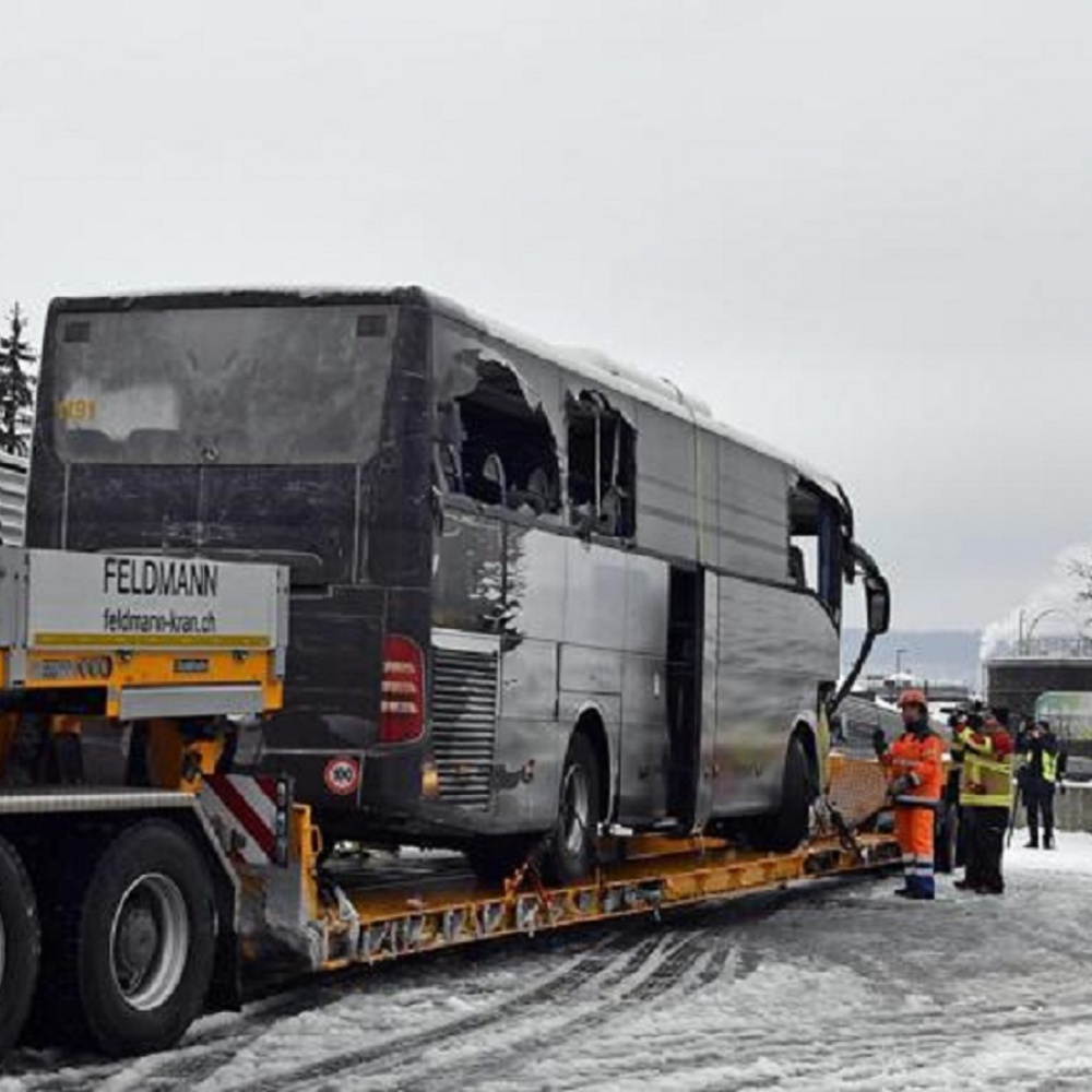 E' italiana la vittima dello schianto del bus in Svizzera