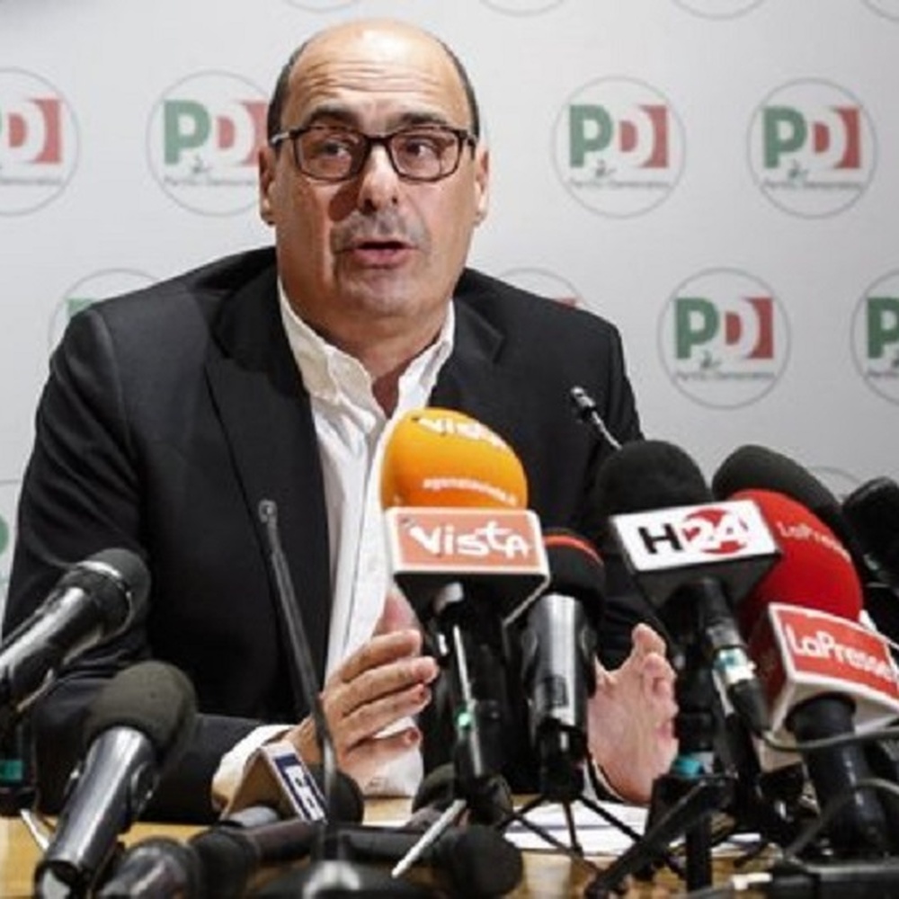 Elezioni europee, Nicola Zingaretti in conferenza stampa