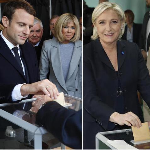 Elezioni francesi, testa a testa Emmanuel Macron e Marine Le Pen 