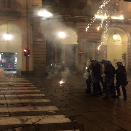 G7 a Torino, scontri nella notte