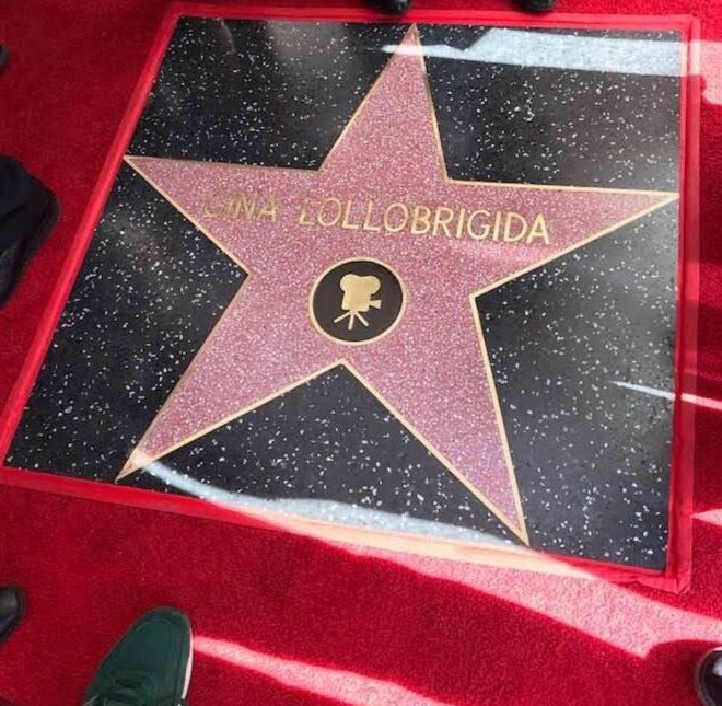 Gina Lollobrigida, stella sulla Walk of Fame