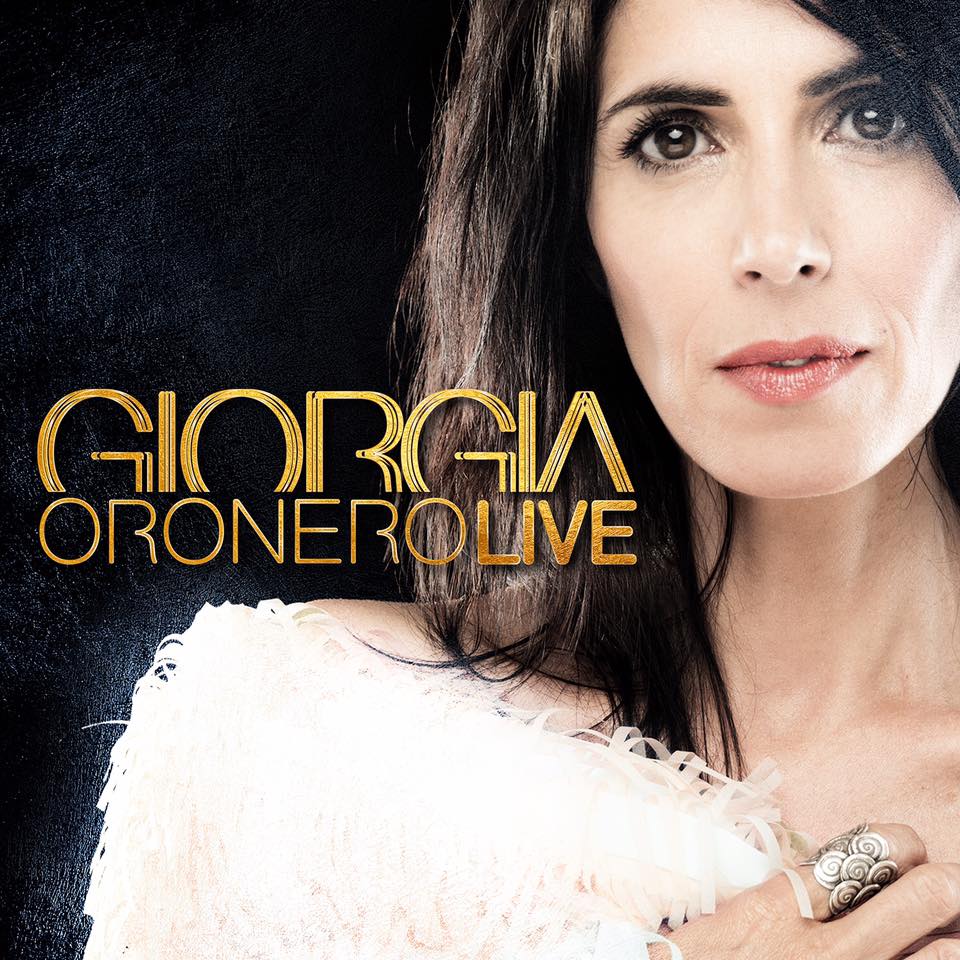 Giorgia svela la copertina di "Oronero Live"