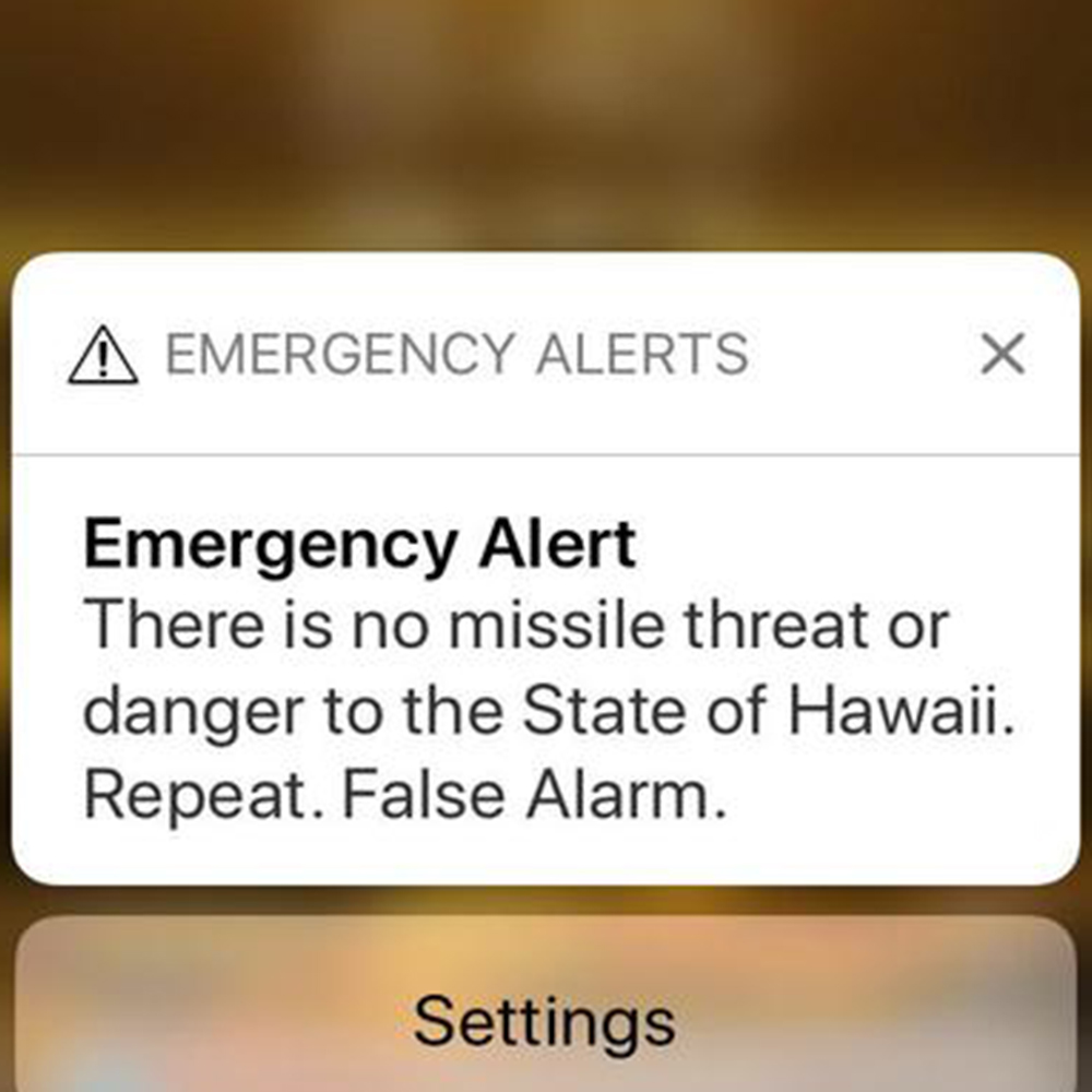 Hawaii, allarme delle autorità per arrivo imminente di un missile