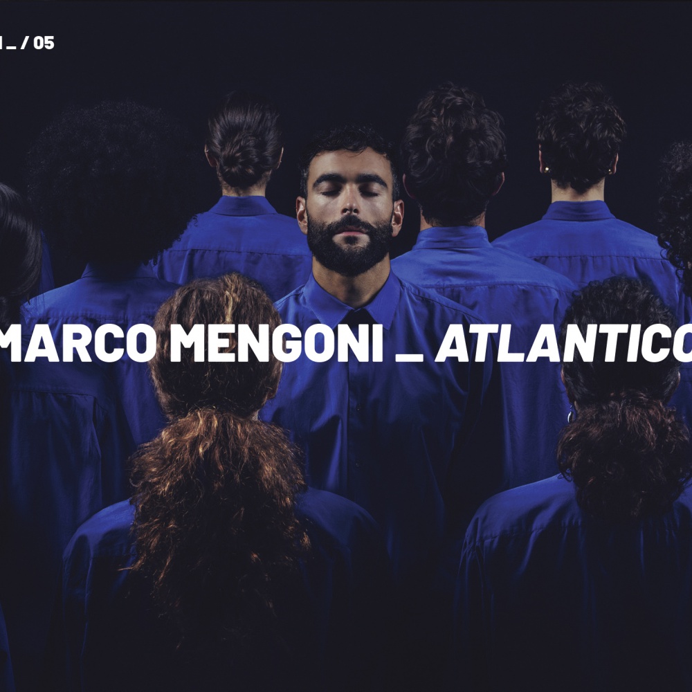 Il nuovo disco di Mengoni, Atlantico, si fa in cinque
