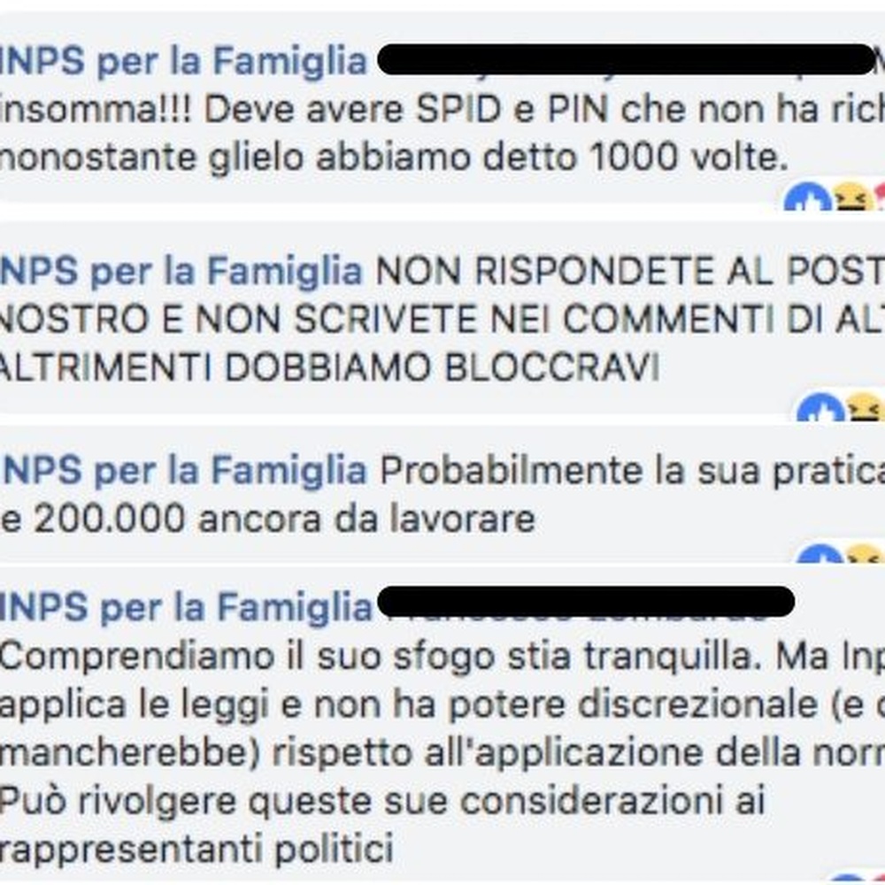 La funzionaria del sito dell’Inps in ospedale per stress