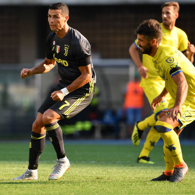 La Juventus di Ronaldo vince in rimonta  contro il Chievo