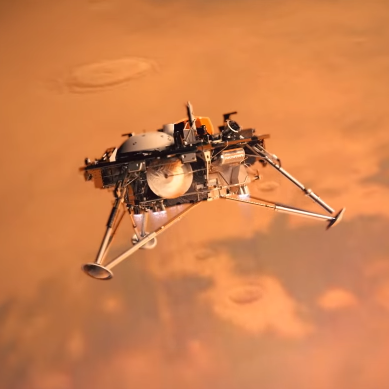 La sonda spaziale Insight e' atterrata su Marte