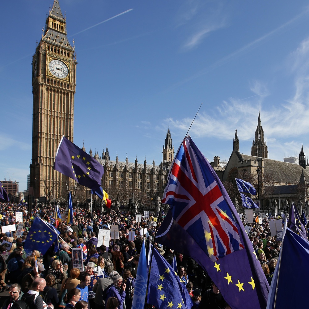 Londra, no- Brexit in piazza per invocare secondo referendum