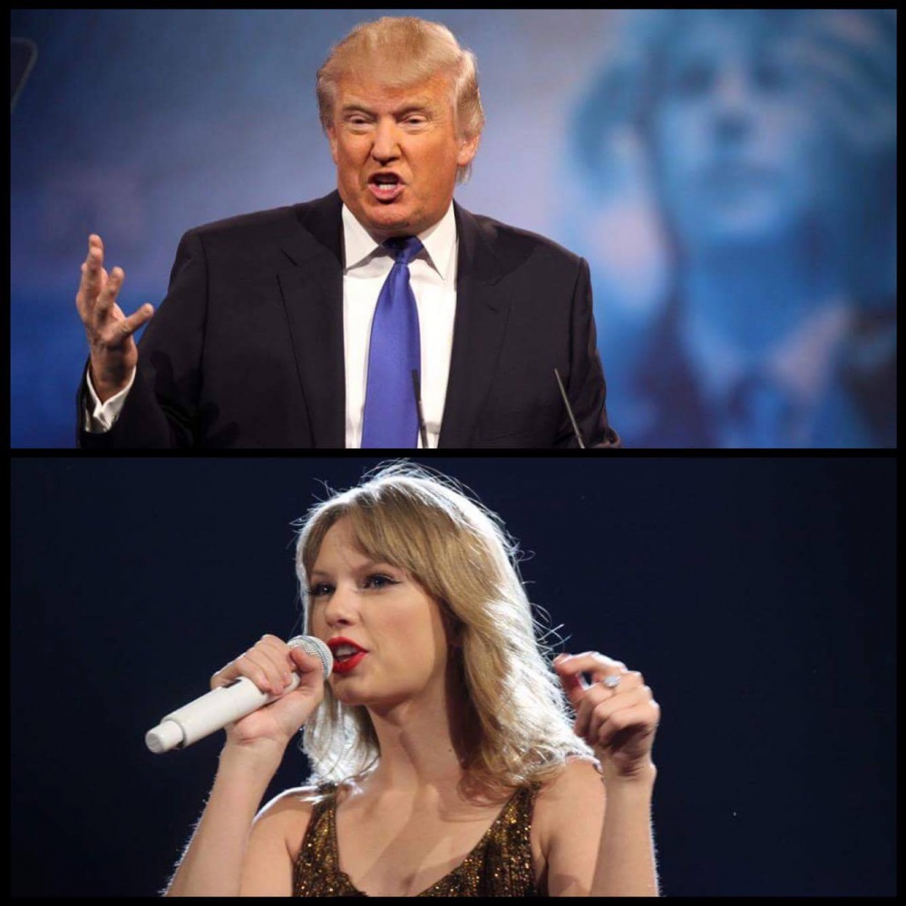 "Look What You Made Me Do" di Taylor Swift cantata da Trump!