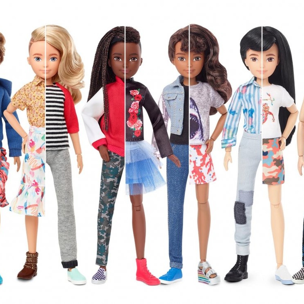 Mattel lancia le bambole inclusive e senza genere