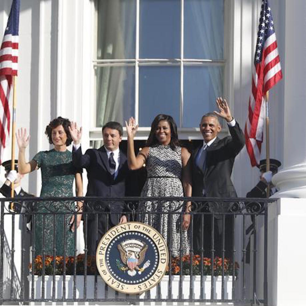Matteo Renzi negli USA per l'ultima cena ufficiale di Obama