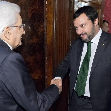 Matteo Salvini, colloquio cordiale con Mattarella