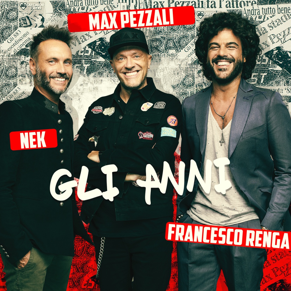 Max, Nek e Renga lanciano "Gli anni"