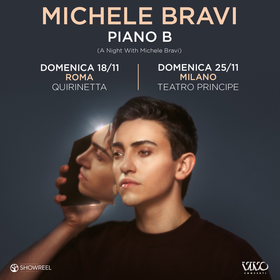 Michele Bravi, il piano B in musica a Roma e Milano