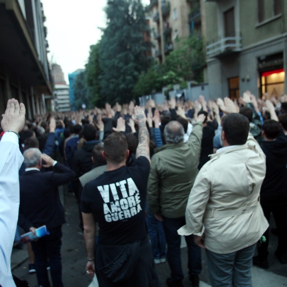 Milano, manifestazione in ricordo di Ramelli, scontri