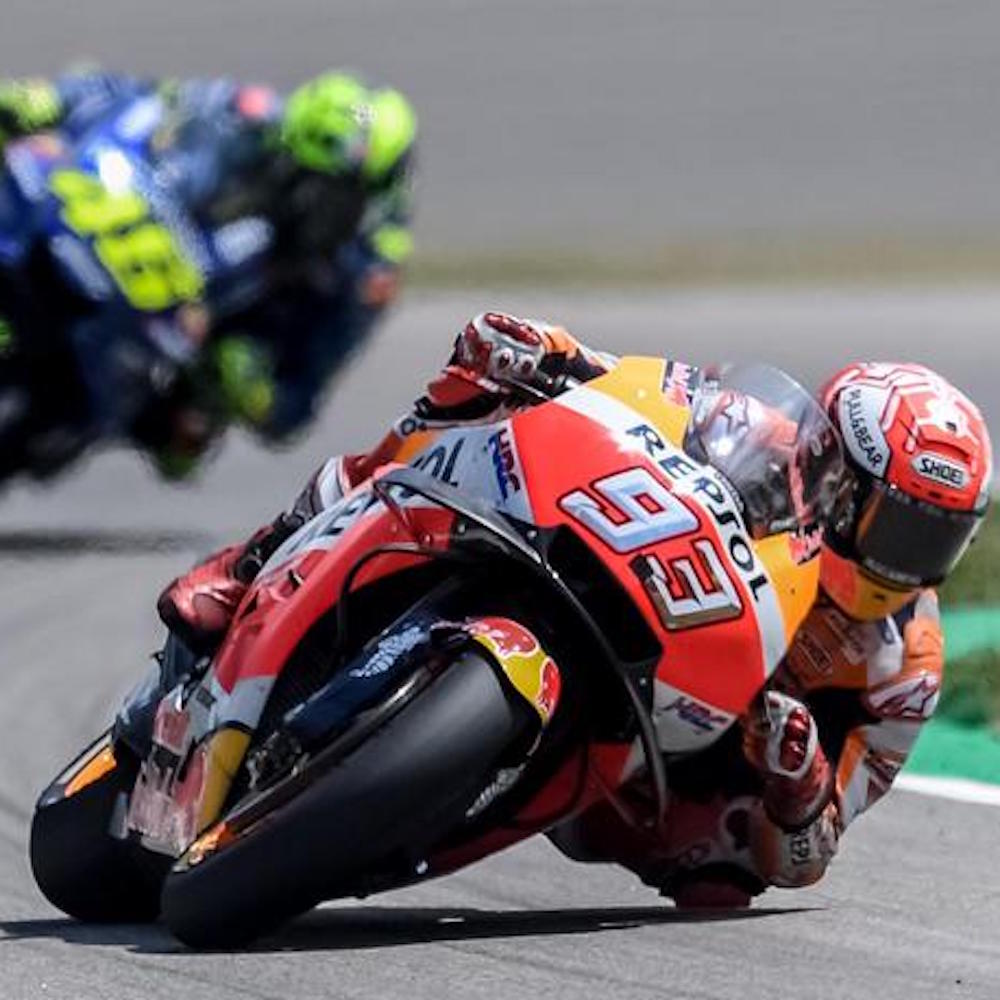 Moto, Gp Germania, trionfa Marquez davanti a Rossi