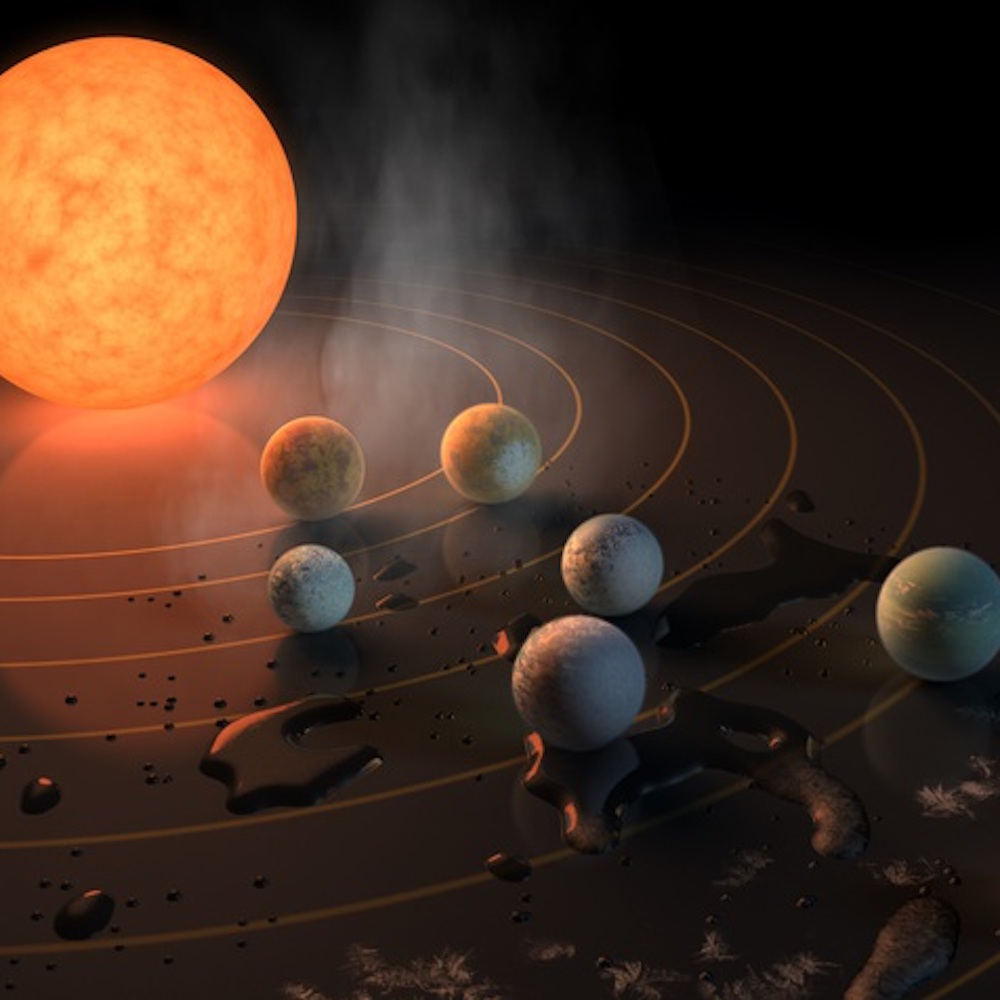 NASA, scoperto un sistema solare con 7 pianeti simili alla Terra
