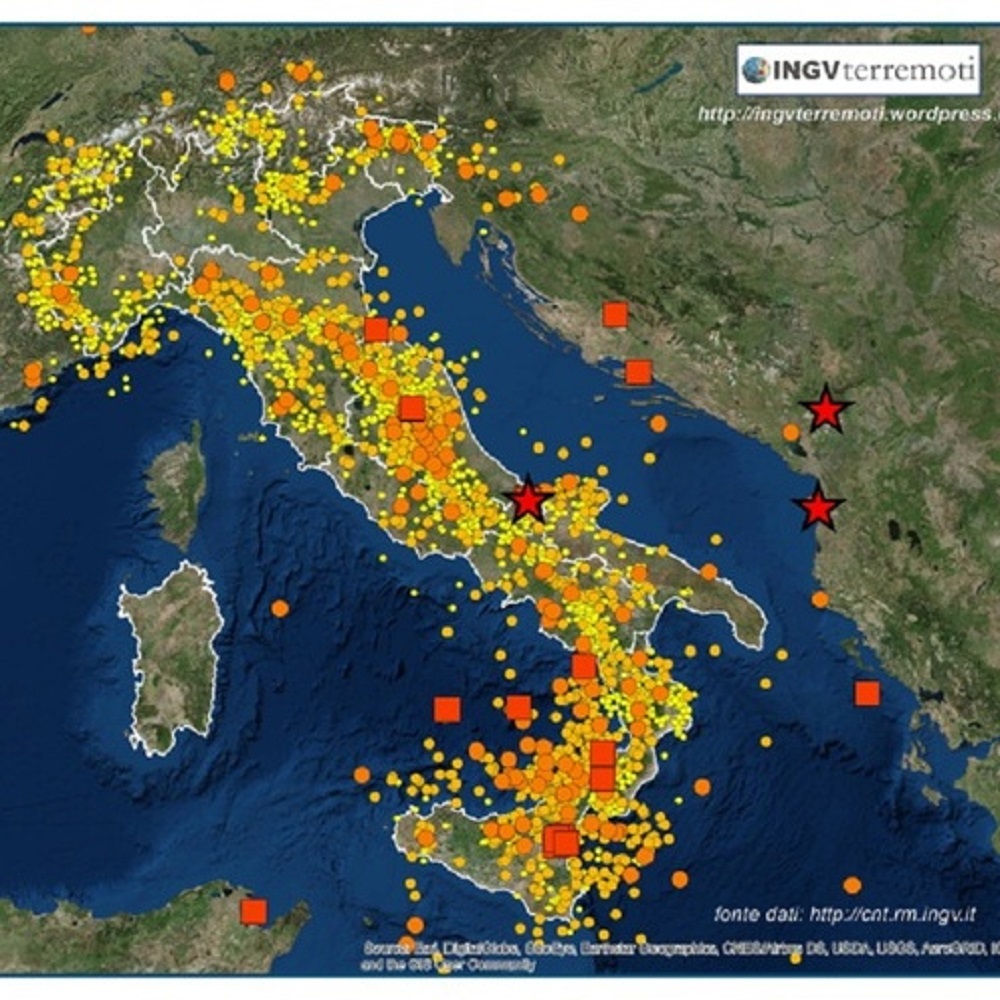 Nel 2018 oltre 23mila terremoti, uno ogni 20 minuti