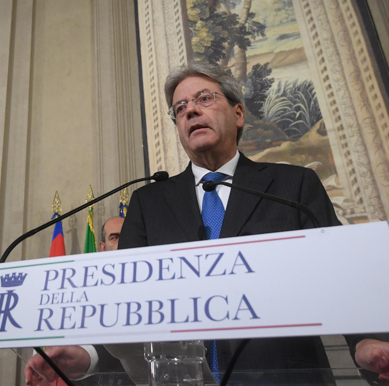 Paolo Gentiloni è il premier incaricato