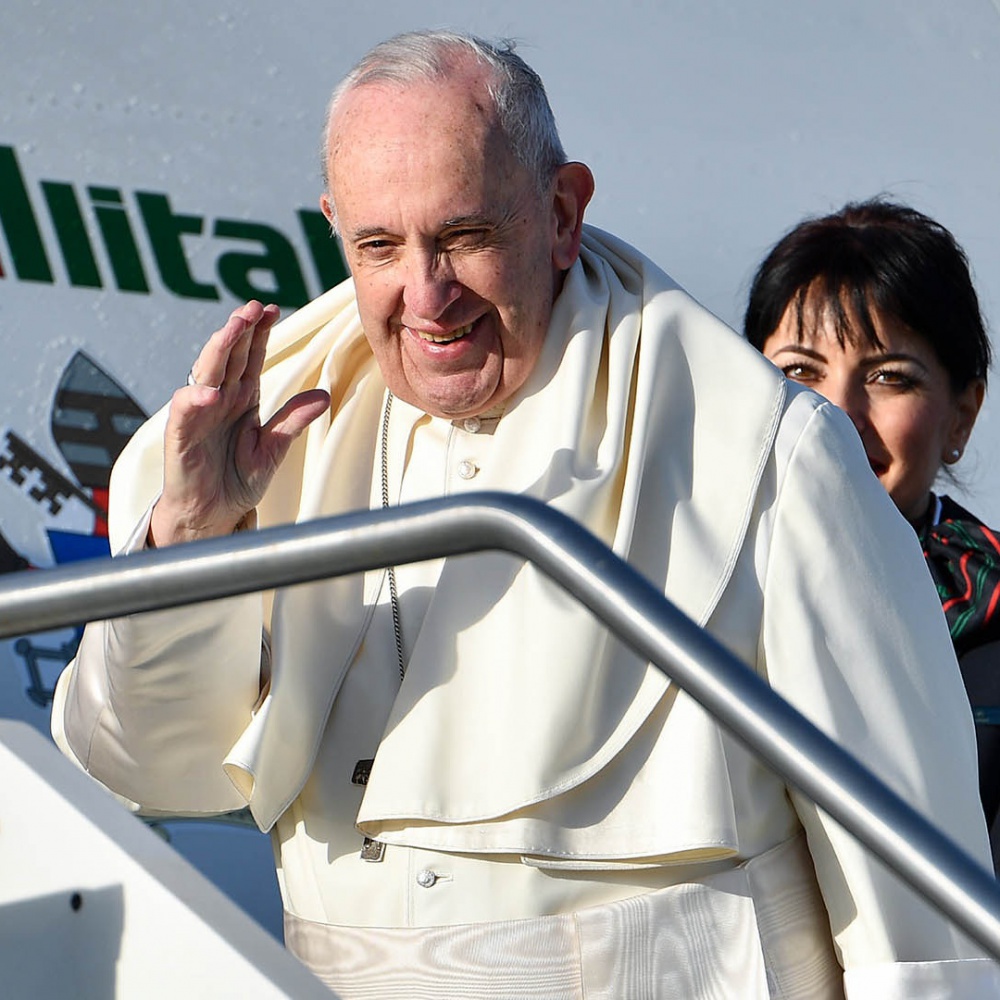 Papa Francesco è arrivato a Panama dopo 13 ore di volo