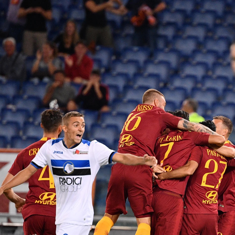 Pareggio con tanti gol all'Olimpico fra Roma e Atalanta