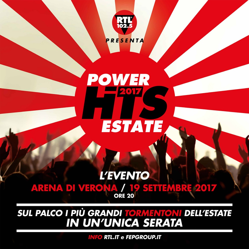 Power Hits Estate, le stelle della musica all'Arena di Verona