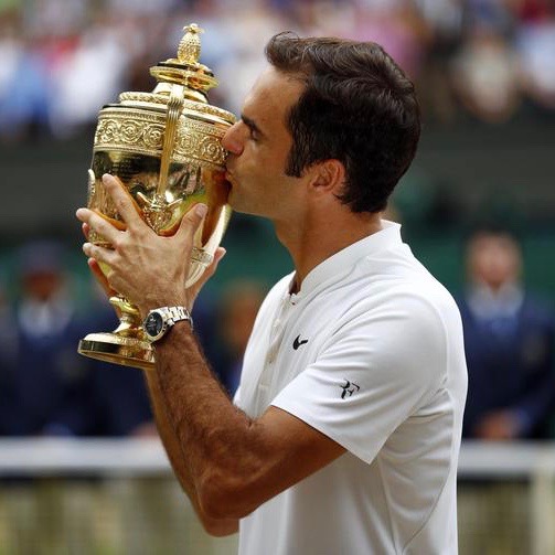 Roger Federer vince Wimbledon
