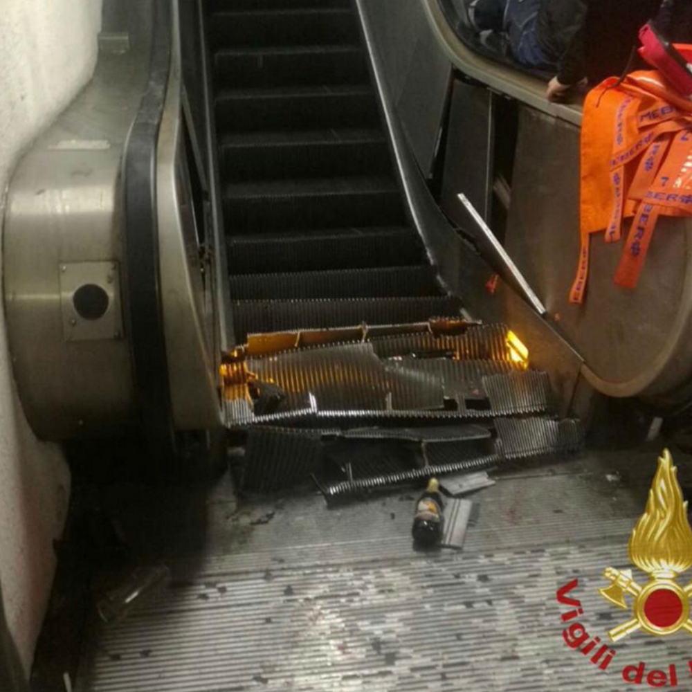 Roma, incidente scale mobili in metro, 4 misure cautelari