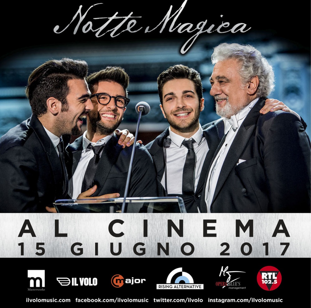 RTL 102.5 ti porta al cinema con Il Volo