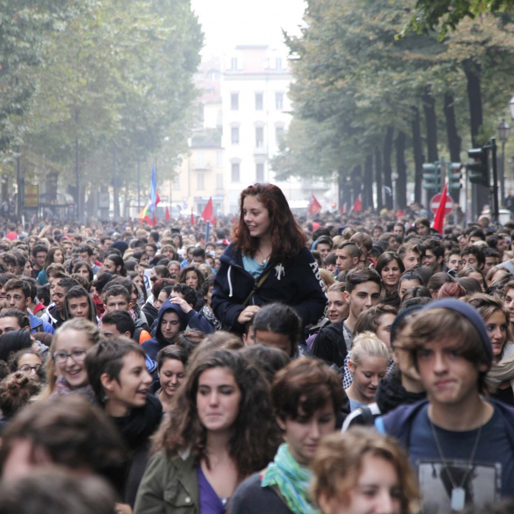 Studenti in piazza, manifestazioni in 70 città italiane