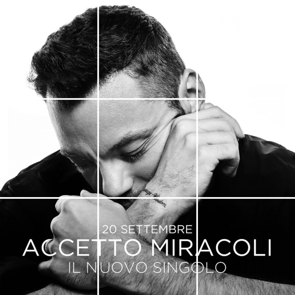 Tiziano Ferro, Accetto Miracoli è il nuovo singolo
