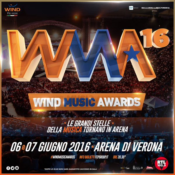 Wind Music Awards raddoppiano all'Arena di Verona