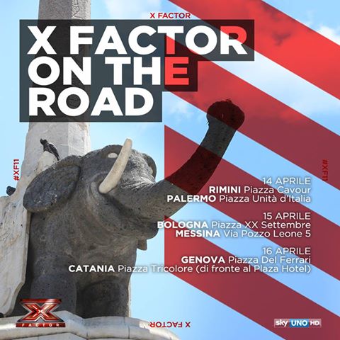 X Factor 11, casting anche on the road