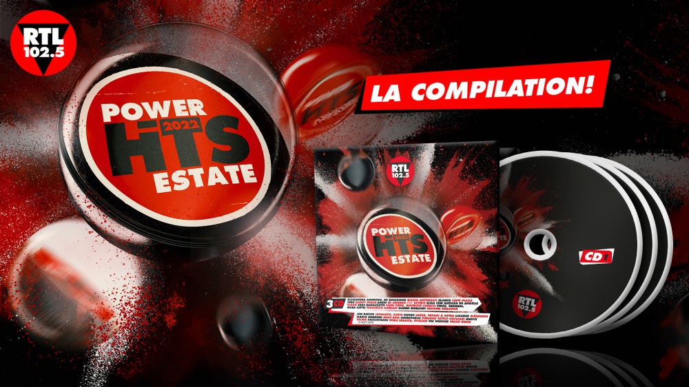 Dal 5 agosto in vendita RTL 102.5 Power Hits Estate 2022- La Compilation