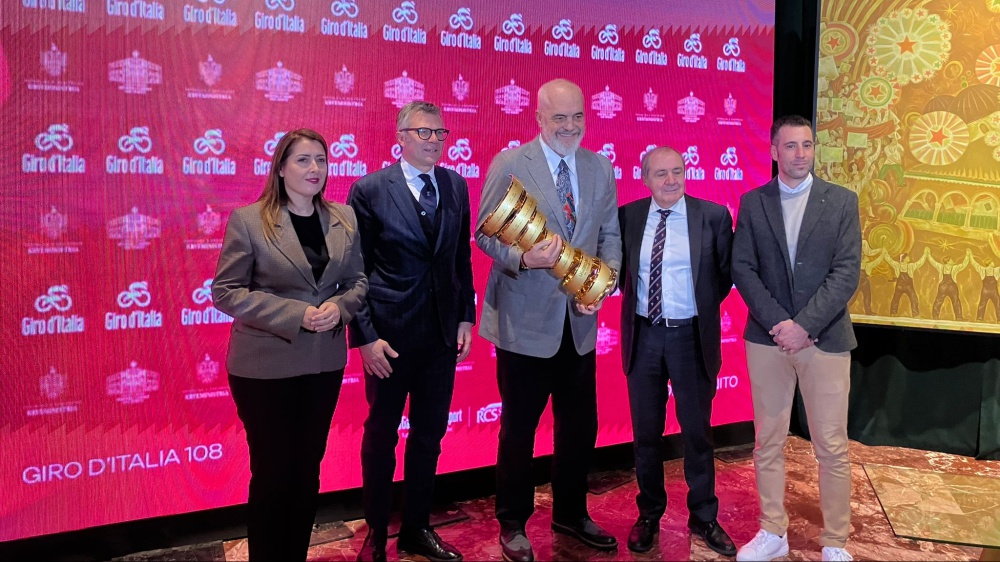 Il Giro d'Italia 2025 partirà dall'Albania, oggi l'annuncio a Tirana