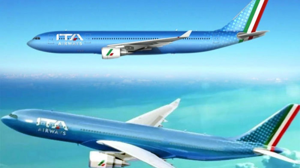 È nata Ita Airways, la nuova compagnia aerea avrà velivoli azzurri con il tricolore sulla coda