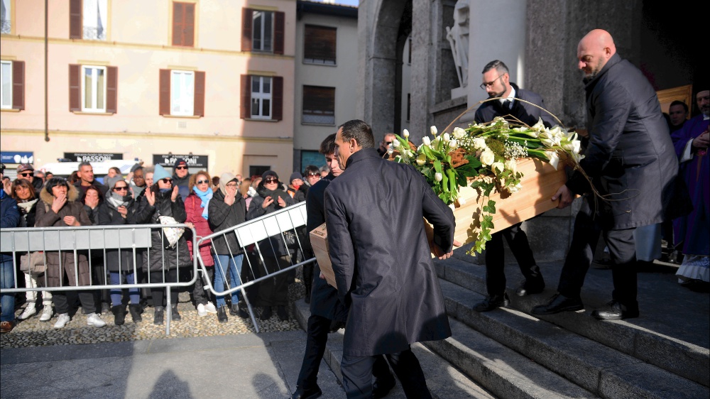 A Sant'Angelo Lodigiano i funerali di Giovanna Pedretti, "qui per lei, non per i media"
