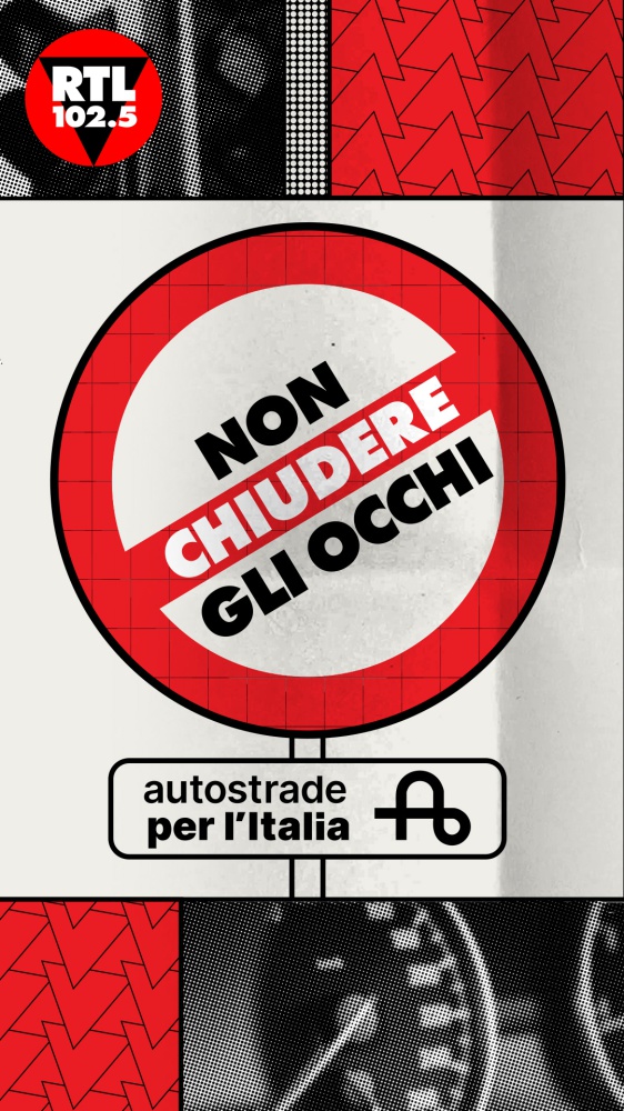 “Non chiudere gli occhi”: da venerdì 27 giugno, alle 8:45, su RTL 102.5 la nuova rubrica sulla sicurezza stradale in collaborazione con Autostrade per l’Italia
