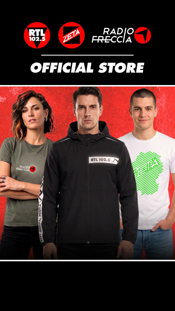 Apre lo store online ufficiale di RTL 102.5, Radio Zeta e Radiofreccia